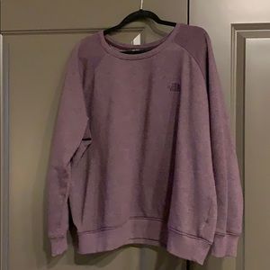 North Face Heritage Crew Eggplant Women XXL